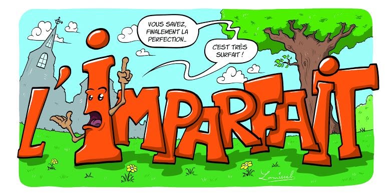 Illustration accompagnant « Conjugaisons à l'imparfait » dans sa publication Facebook.