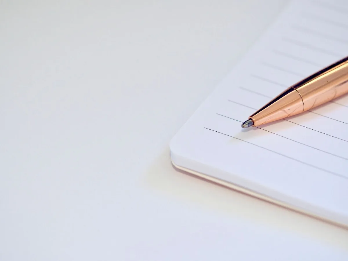 Journals & stationery — illustrative stock photo